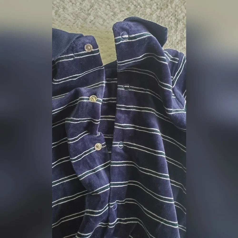 POLO by Ralph Lauren velour onesie‎ 2 pieces Size 9M